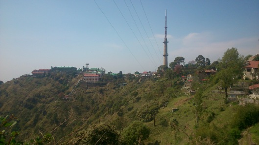 View of the Kasauli city &TV Tower